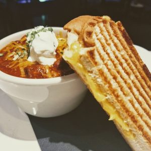 Chili and Grilled Cheese
